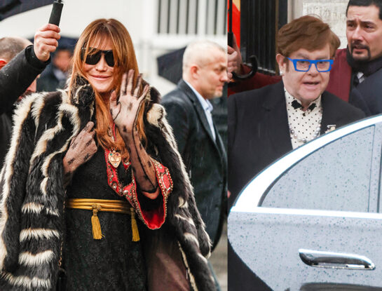 Vidriera: De Carla Bruni a Elton John, los invitados top al desfile de Valentino en la Semana de la Moda de París