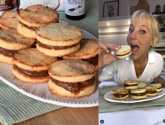 Alfajores de coco sin harina: la receta súper fácil de Jimena Monteverde ideal para la hora del mate