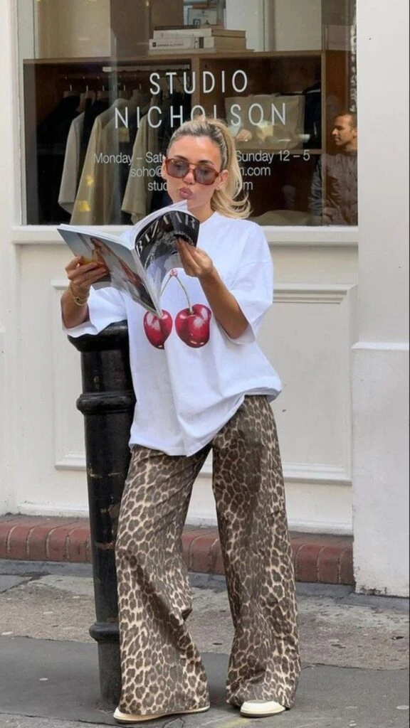 pantalón animal print