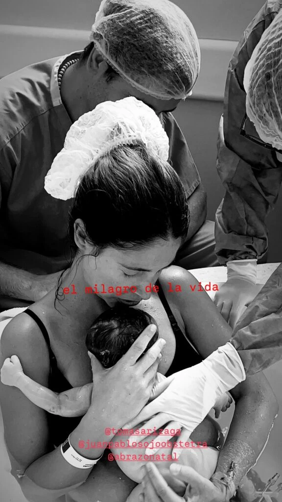 Agustina Cordova fue mamá