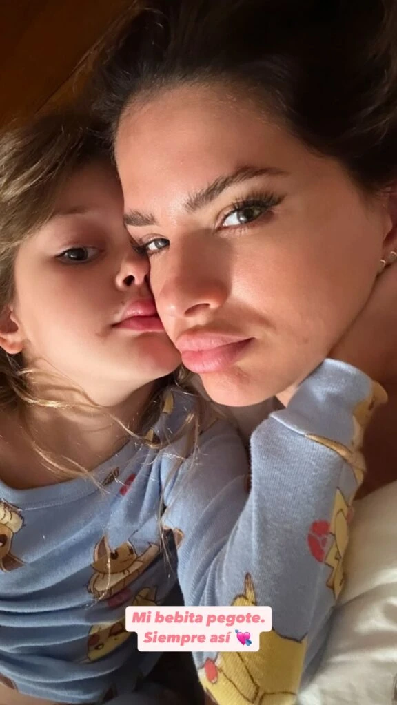 Historia de la China Suárez para saludar a su hija en el día de su cumpleaños