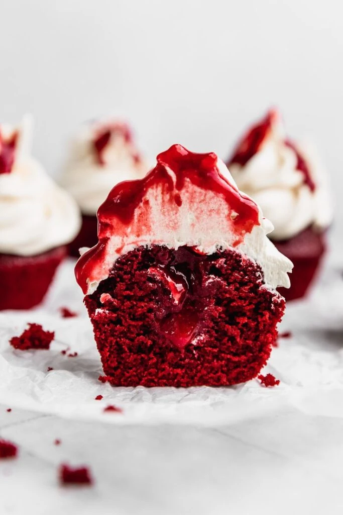 cupcakes de red velvet