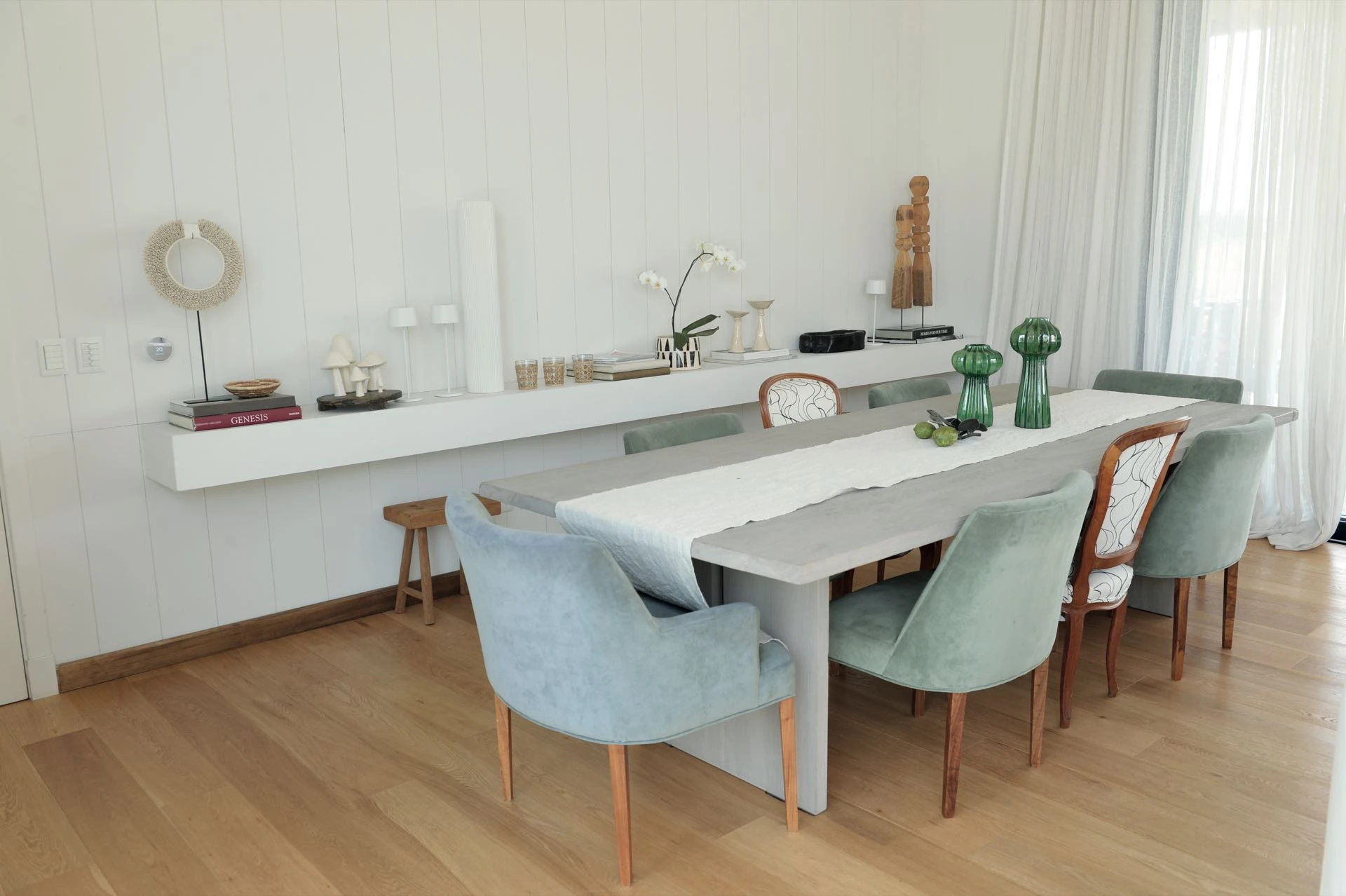 Un comedor con forma (sofisticada) y función.