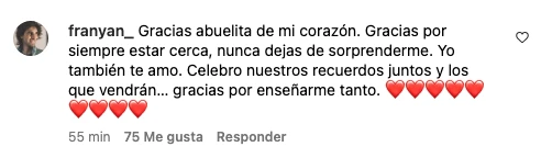 La emotiva respuesta de Franco Yan a Cris Morena por el tierno mensaje de cumpleaños