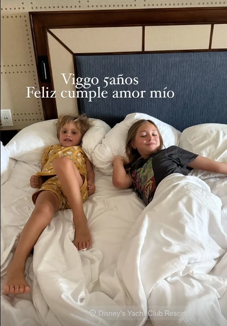 Así despertaba Viggo el día de su cumpleaños