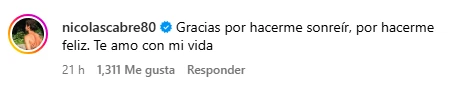 Rocío Pardo le dedicó un emotivo mensaje a Nico Cabré en su cumpleaños: "Lo efímero que es el tiempo…"