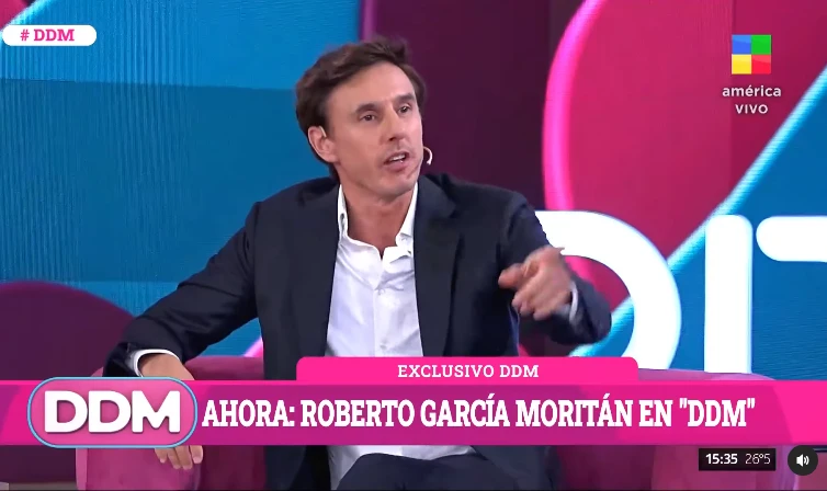 Roberto García Moritán estuvo en DDM y se cruzó con Mariana Fabbiani