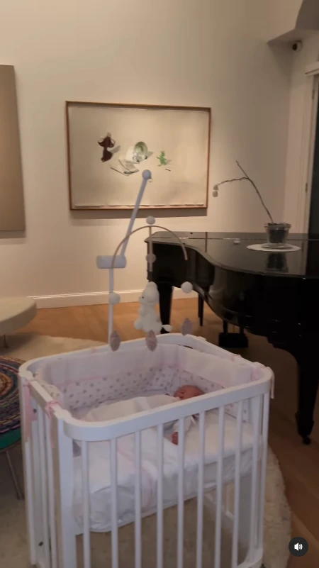 Eduardo Costantini mostró a Elina planchando