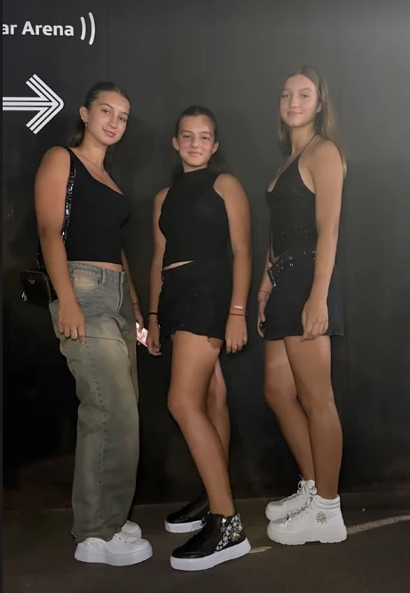 Indiana, Allegra y Sienna Cubero fueron a ver Margarita: así fueron sus looks