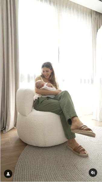 Maca Rinalidi mostró cómo quedó la habitación de Amanda, su bebita.