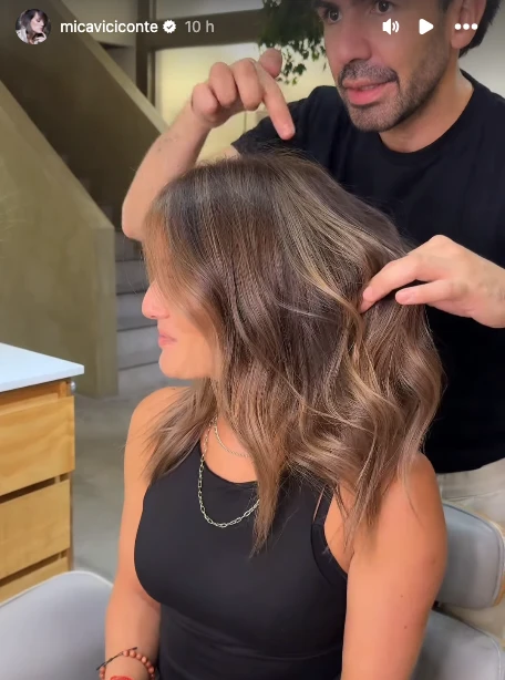 El cambio de look de Mica Viciconte