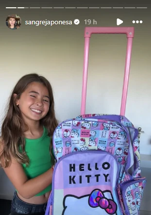 Cómo se preparaban los hijos de la China Suárez para el primer día de clases