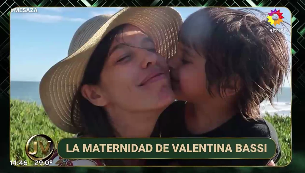 Valentina Bassi habló de su hijo, Lisandro