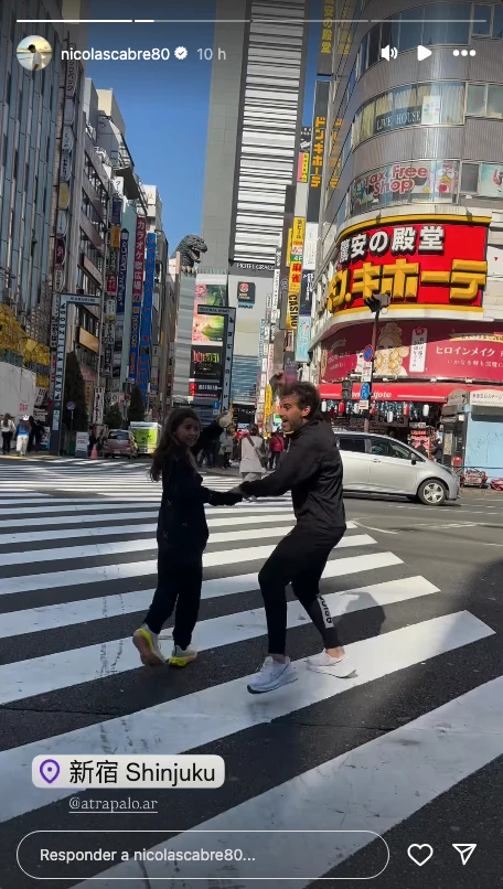 Las fotos de Nico y Rufina Cabré en Tokio