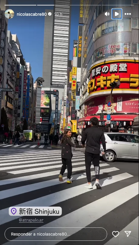 Las fotos de Nico y Rufina Cabré en Tokio