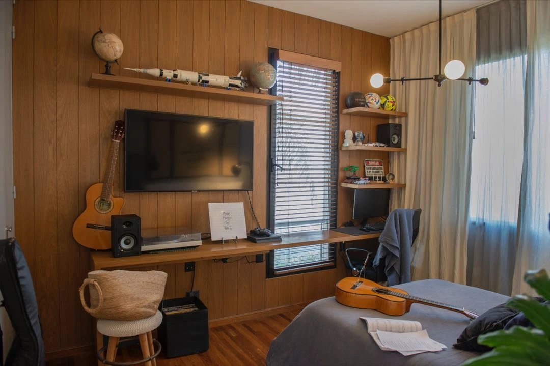 El área de estudio, con cierto el estilo folk moderno. 