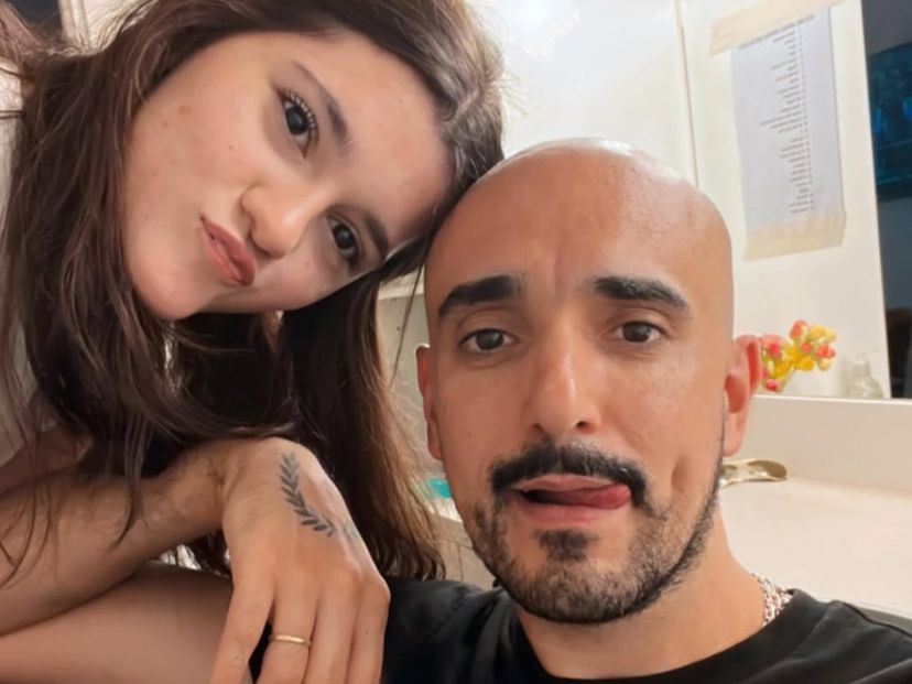 El tierno mensaje que le dedicó Abel Pintos a Guillermina Calabrese, la hija de su pareja, por su cumpleaños