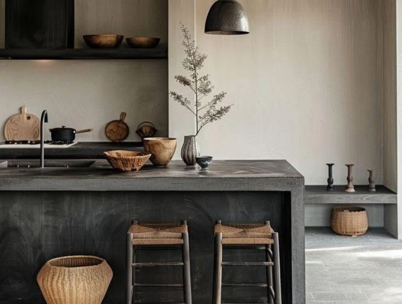 Molcajete: la versión más natural del color negro que es tendencia deco 2025