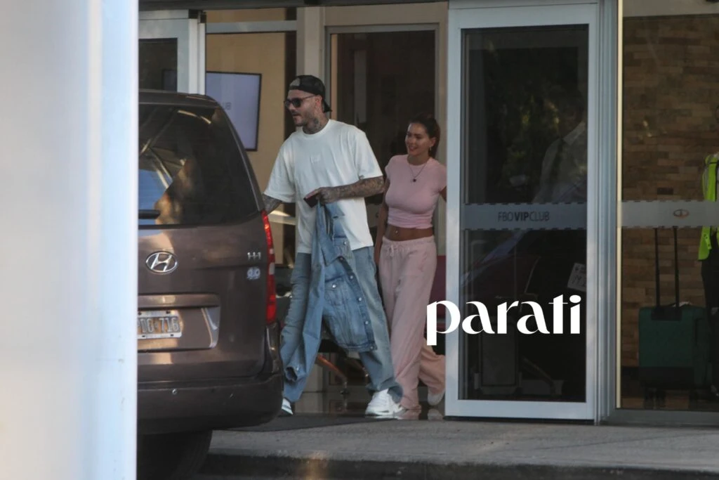 Las fotos de la llegada de la China Suárez y Mauro Icardi a la Argentina luego de su viaje romántico a Turquía