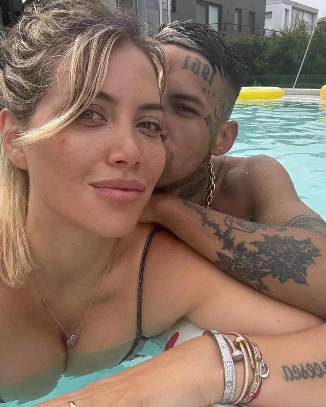 El amoroso posteo que Wanda Nara le dedicó a L-Gante por San Valentín Te amo porque me duele la cara de reírme