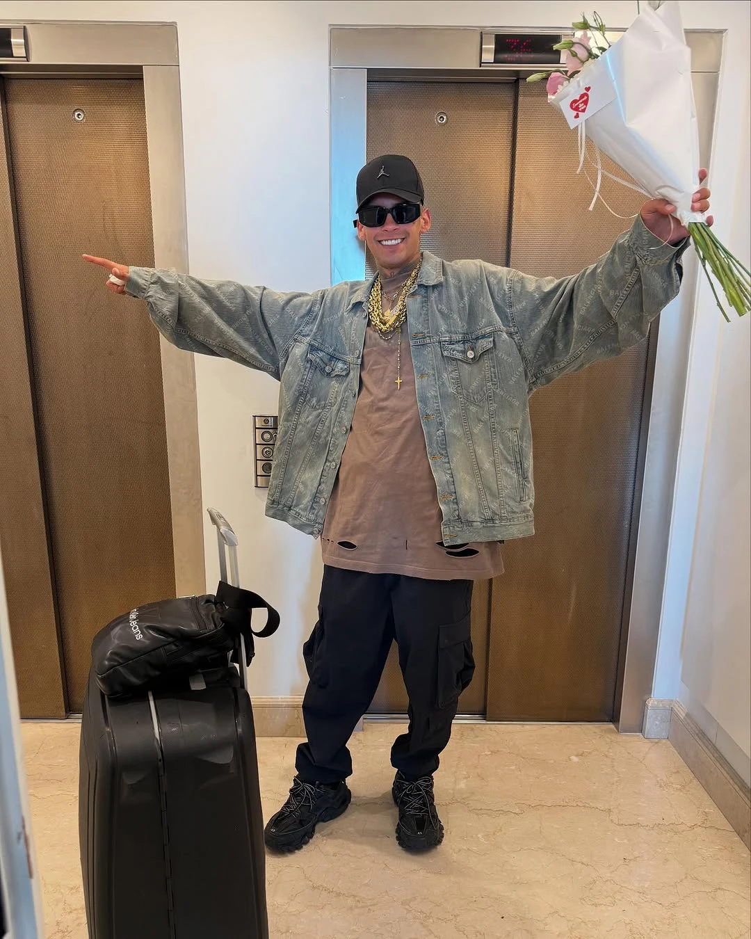 El amoroso posteo que Wanda Nara le dedicó a L-Gante por San Valentín Te amo porque me duele la cara de reírme