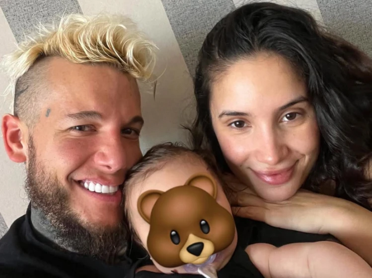 El primer día de jardín de Venezia, la hija de Alex Caniggia y Melody Luz