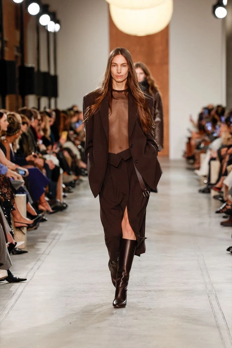 Desfile de la colección otoño invierno 2025 de Michael Kors en NYFW
