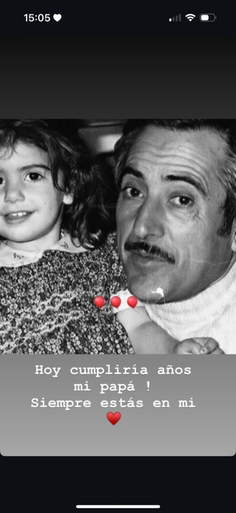 Juliana Awada recordó a su papá, Abraham: cómo estaba conformada su familia