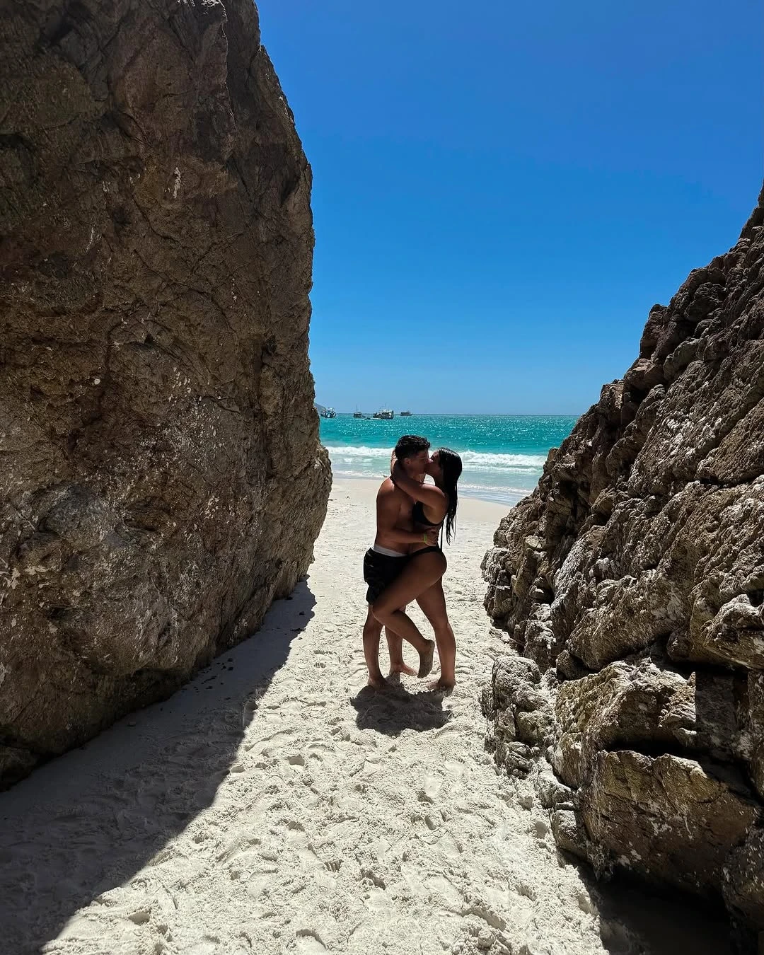 Las fotos de las vacaciones de Lola Lanata y su novio en Brasil 