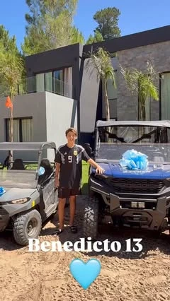 Los impresionantes regalos que Wanda Nara le hizo a su hijo, Benedicto López