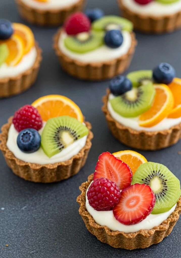 tarteletas danesas con frutos del bosque