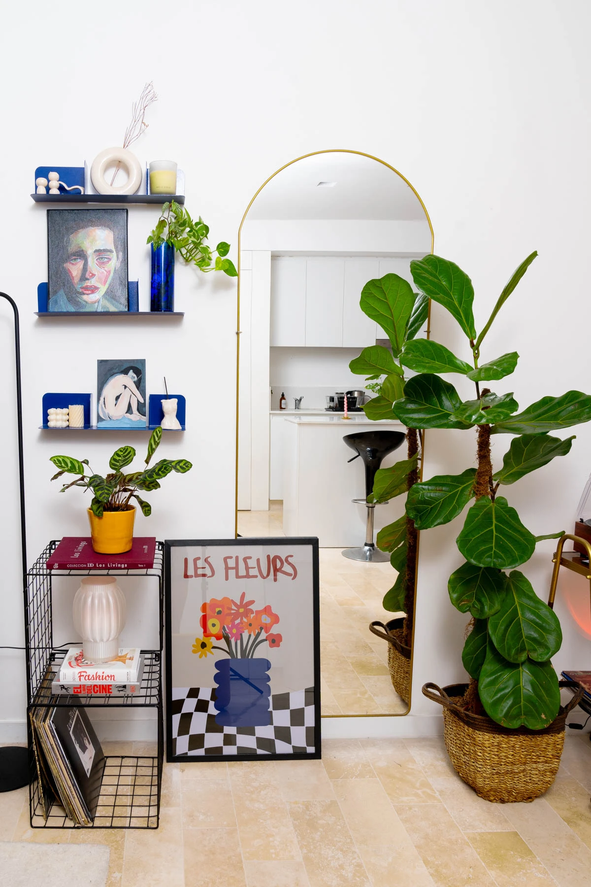 El rincón del espejo: el punto ideal para las selfies de Laura Trovat.