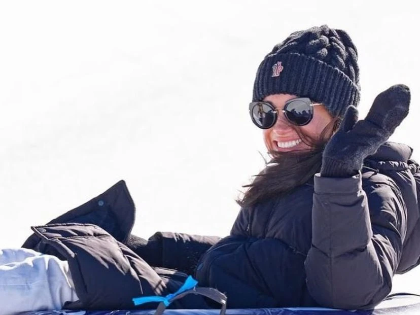 El glamoroso look de Meghan Markle para ir a la nieve