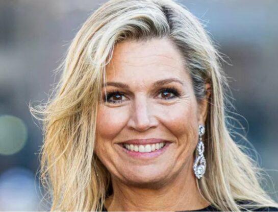 Así fue el look total black de Máxima Zorreguieta: con accesorios de pedrería