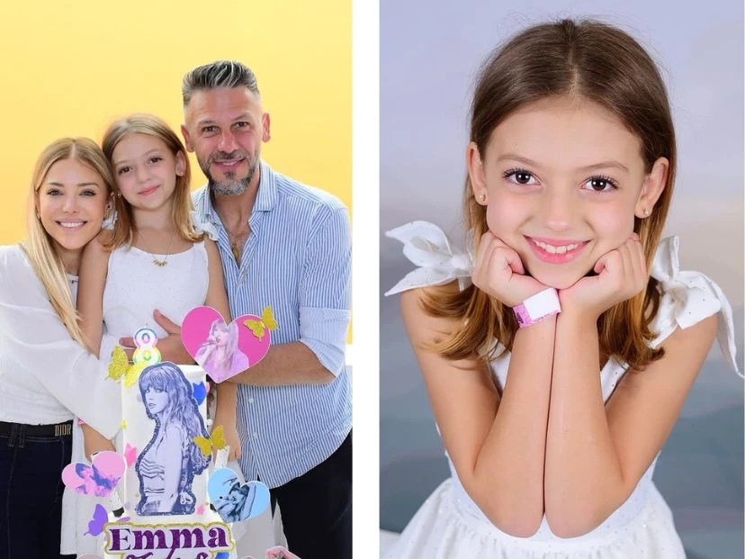 Las fotos del cumple de Abrojito, la hija de Evangelina Anderson y Martín Demichelis