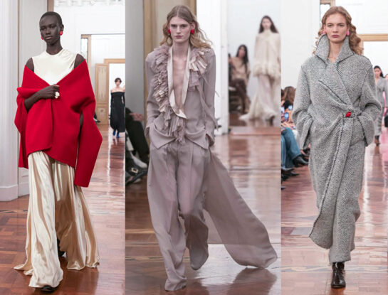 Gasas, volados y mucha sensualidad, así fue la colección de Alberta Ferretti en Milán Fashion Week