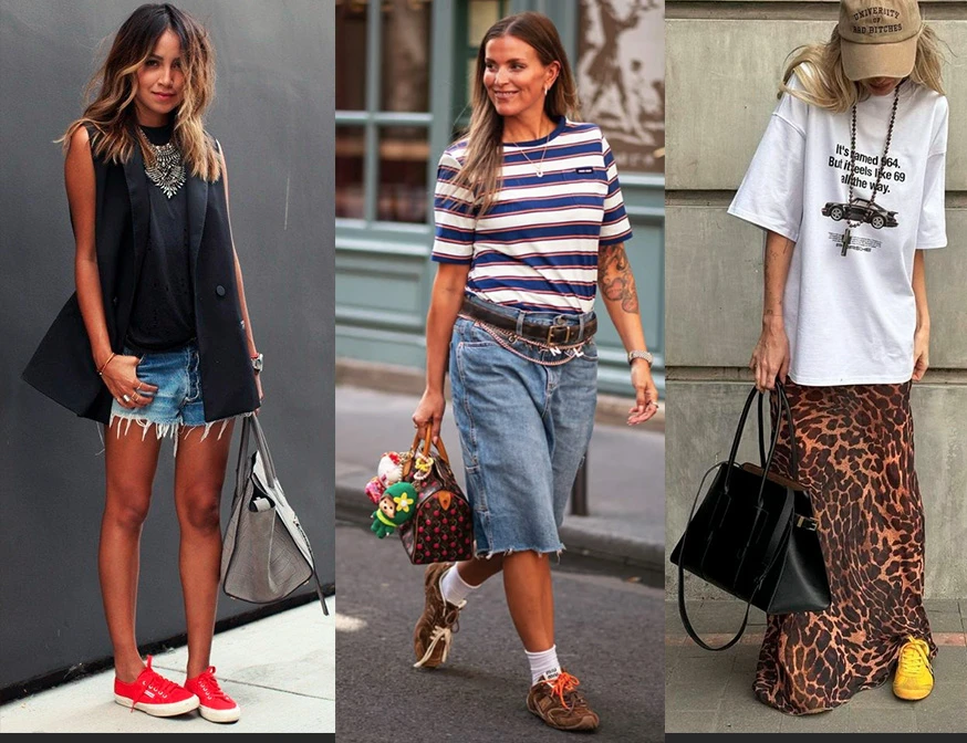 looks con zapatillas