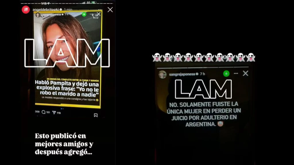 La picante respuesta de Pampita luego de que la China Suárez recordó su juicio por adulterio