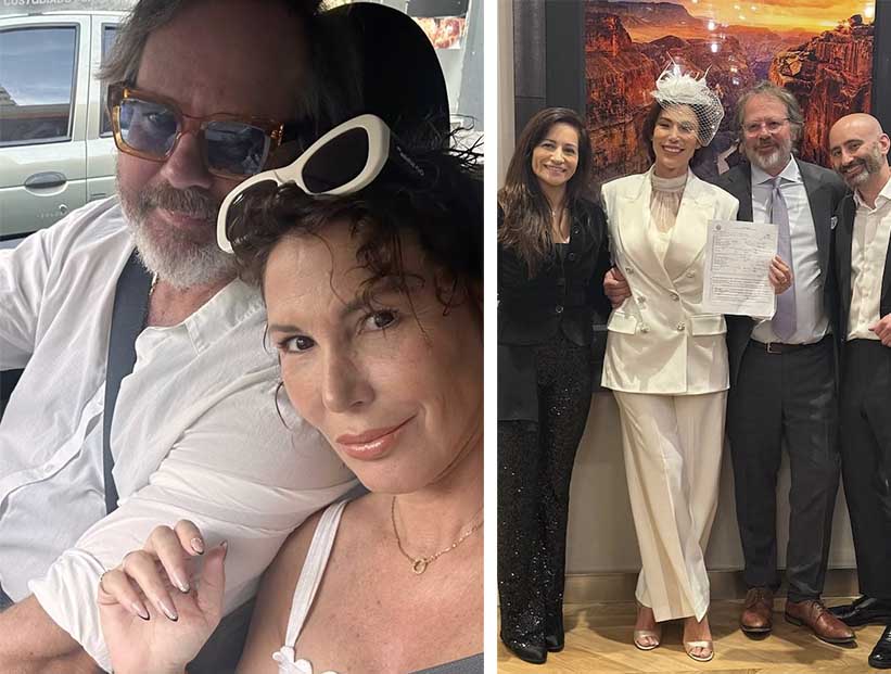 Celina Rucci se casó por civil con Federico Girardi en una ceremonia íntima: las fotos que compartió en redes