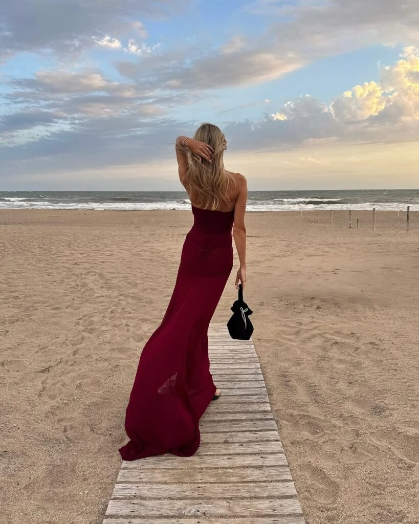 El glamoroso look de Cande Ruggeri para el casamiento de su hermana Federica