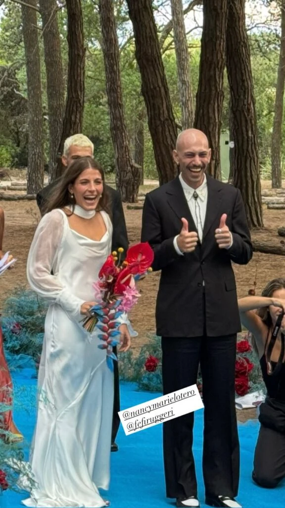 Las fotos del casamiento de Fefi Ruggeri
