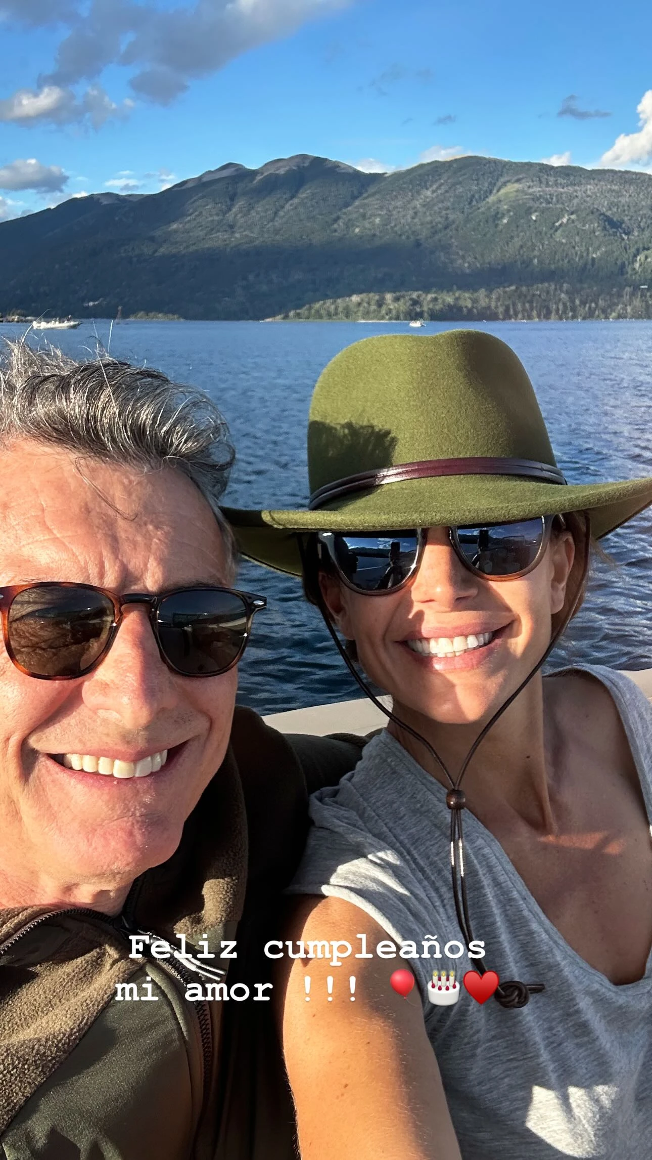 Juliana Awada saludó a su esposo Mauricio Macri. Fotos: IG.
