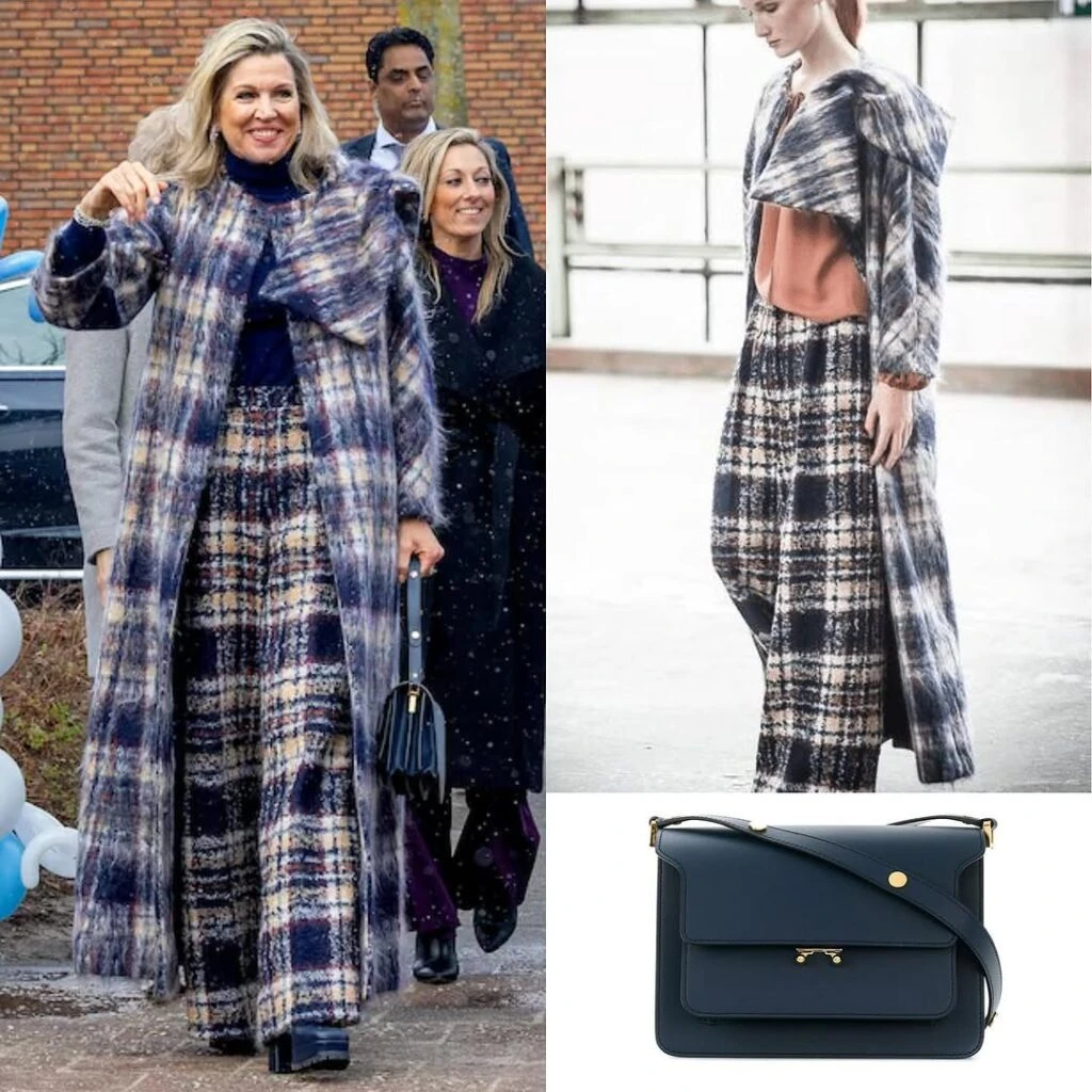 Máxima sorprendió con un look total escocés