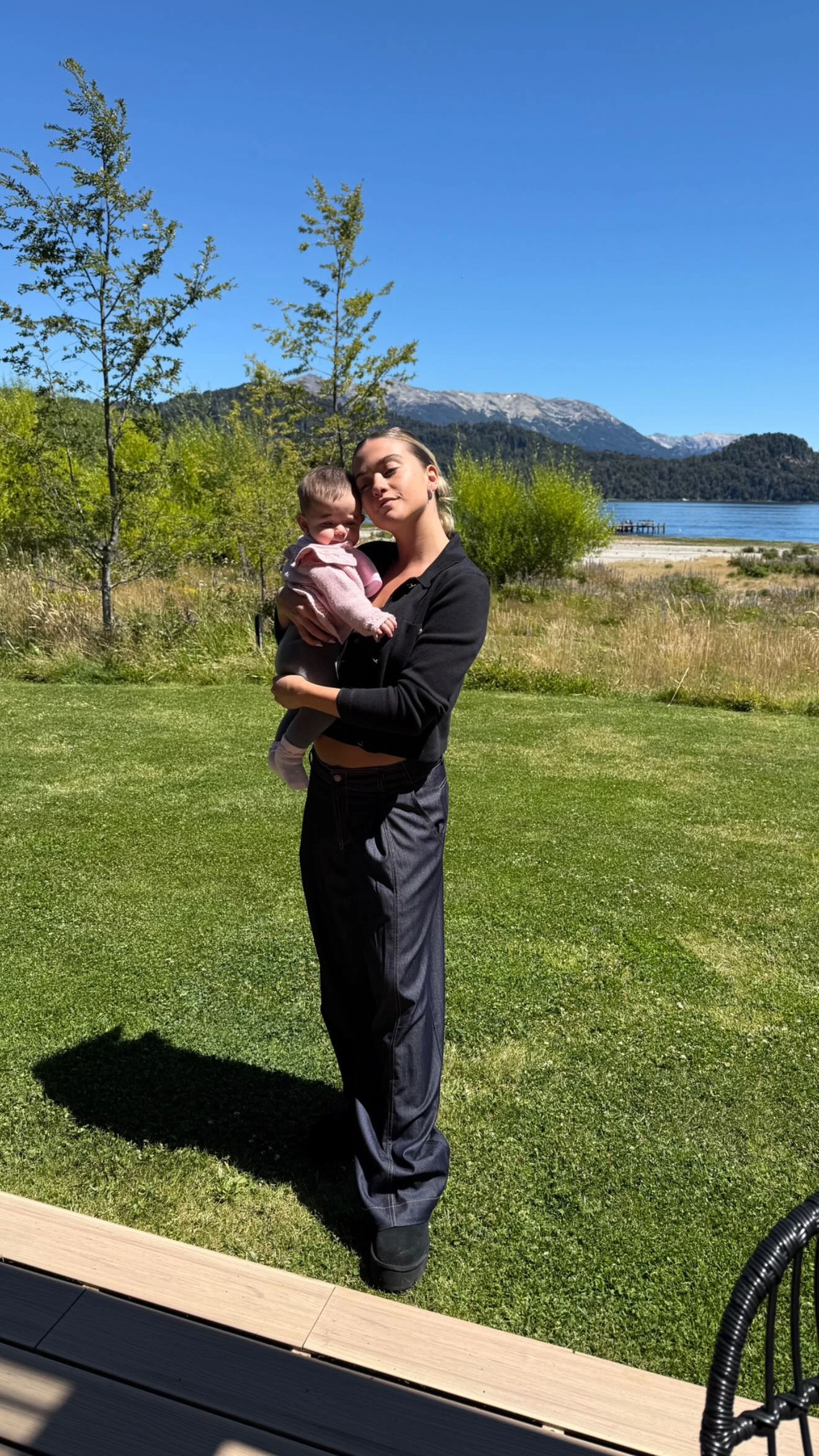 Las fotos del Kun Agüeros y Sofía Calzetti en la Patagonia