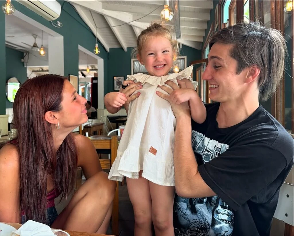 Las fotos de Anita, Delfina y Santino García Moritán. Foto: IG.
