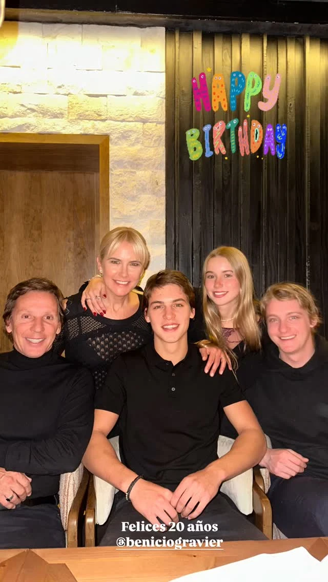 Benicio Gravier recibió su cumple rodeado de su familia. Fotos: IG.