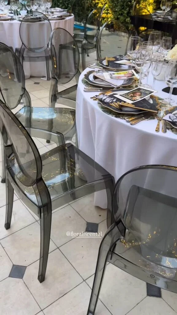 El detalle de las sillas