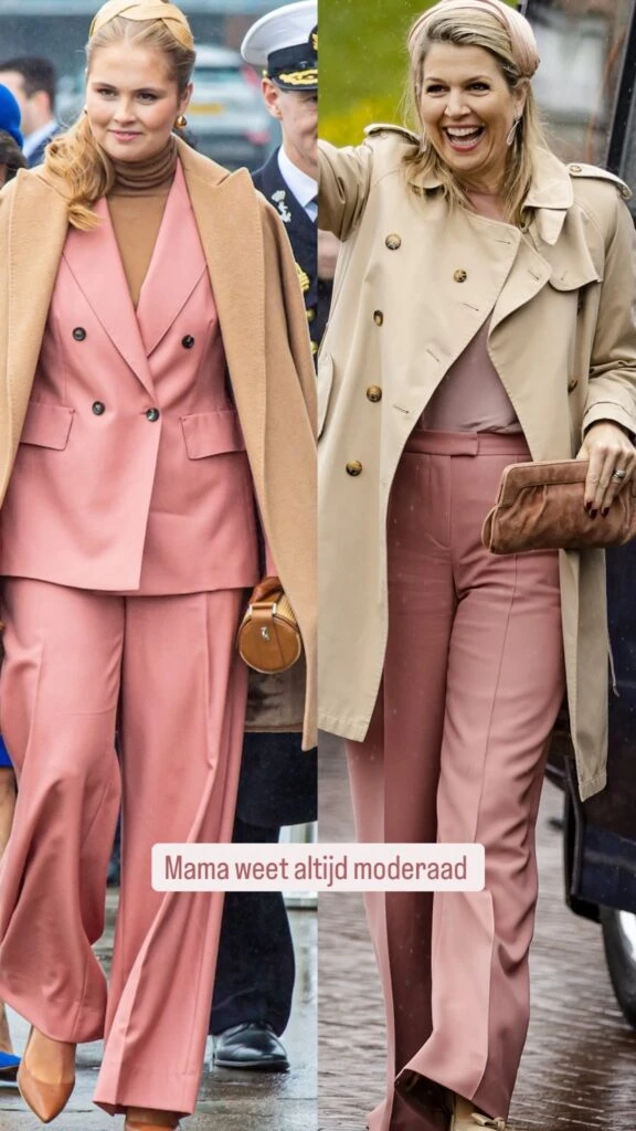 El look de Amalia, inspirado en Máxima.