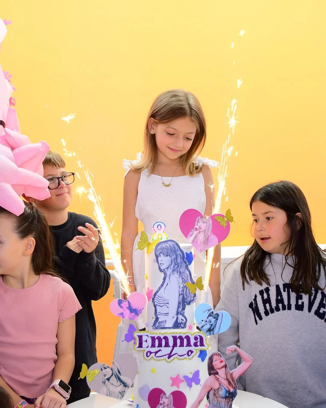 La temática elegida de la fiesta fue de Taylor Swift. Fotos: IG.