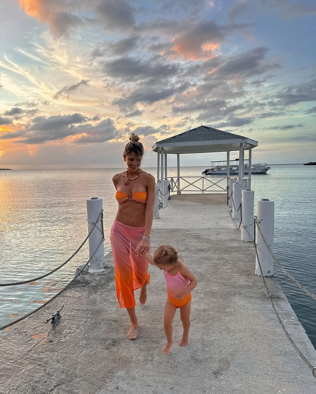 Cande Ruggeri y Vita. Fotos: IG.